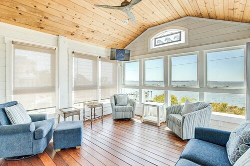 OBX Diamond | Sound Front | Private Pool, Dog Friendly, Hot Tub