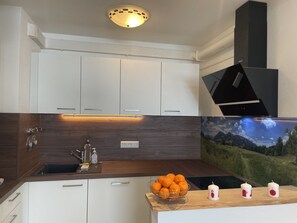 Kühlschrank, Ofen, Herdplatte, Geschirrspüler
