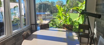 agréable chambre d'hôtes au calme avec vue sur le jardin