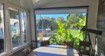 agréable chambre d'hôtes au calme avec vue sur le jardin