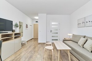 TV, offices - Na Grobli 22A Wrocław | Studio for 2 with Balcony (Wroclaw)