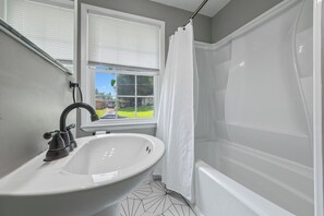 Hair dryer, towels