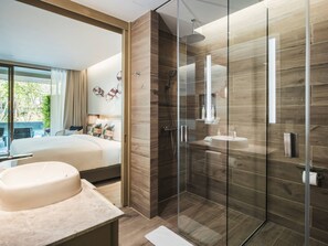 Deluxe-Zimmer, Poolzugang | Badezimmer