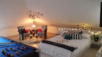 1 bedroom, iron/ironing board, travel crib, free WiFi