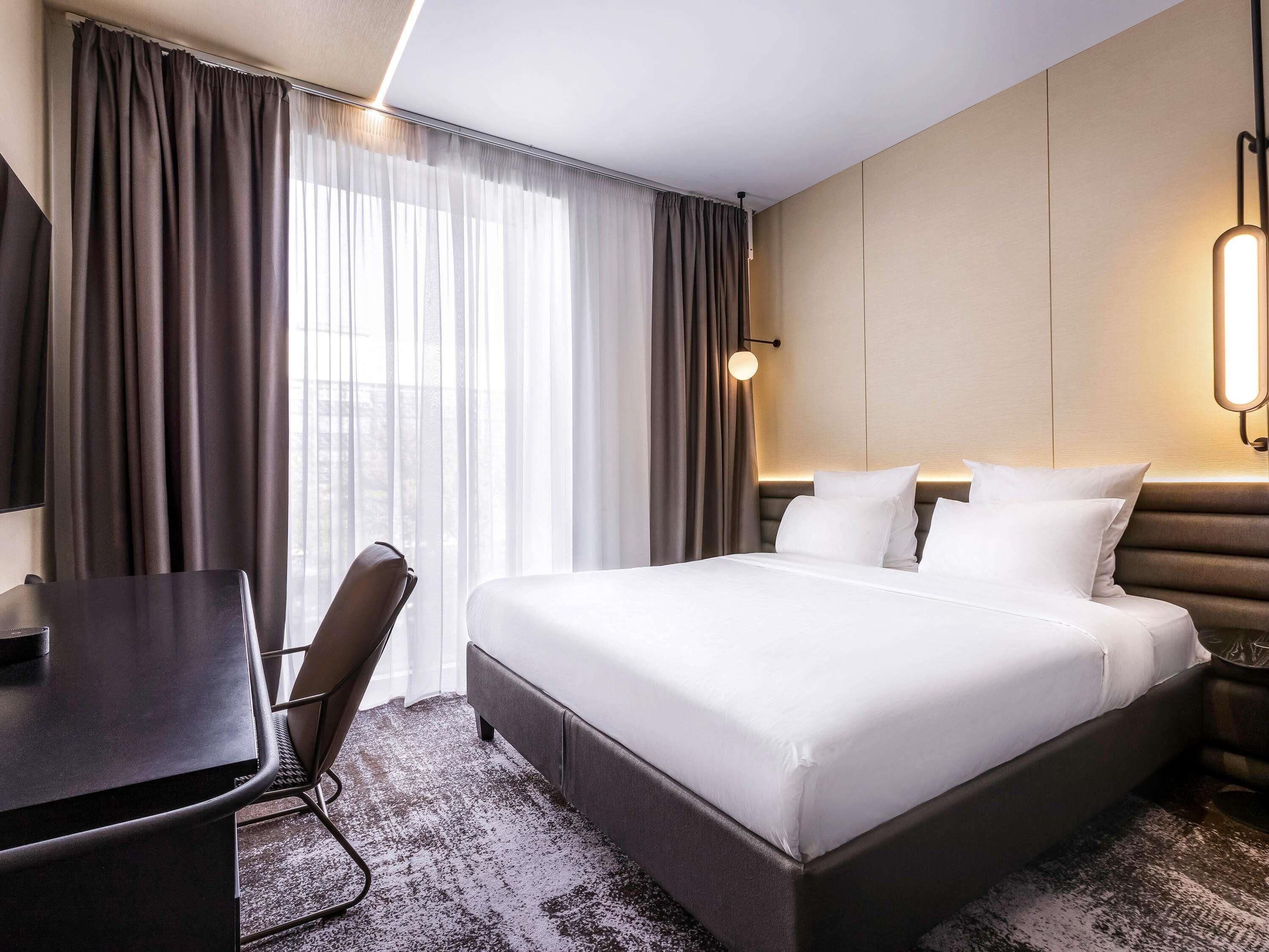 公寓, 2 間臥室 | 防敏寢具、房內夾萬、書桌、遮光窗簾/窗簾