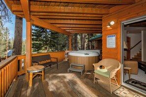 Idromassaggio all'aperto