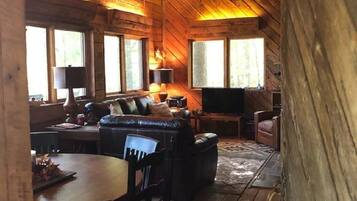 壁炉、DVD 播放器