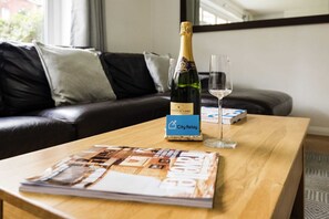 Basic Apartment, Multiple Beds | Living room | TV - Bright and Spacious Philbeach Garden Apartment (London)