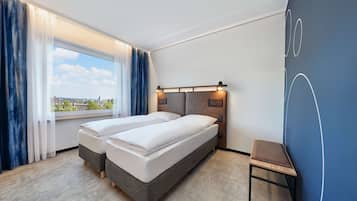 Allergikerbettwaren, schallisolierte Zimmer, kostenloses WLAN