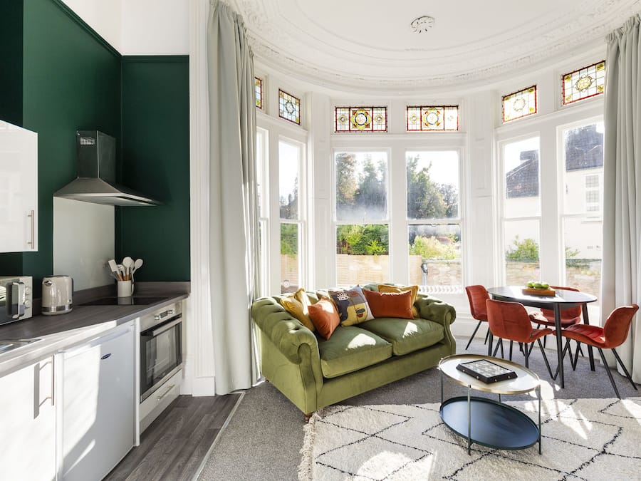 Elite Apartment | 1 bedroom, desk, laptop workspace, iron/ironing board