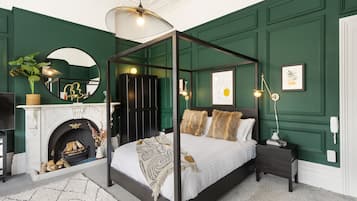 Elite-Apartment | 1 Schlafzimmer, Schreibtisch, laptopgeeigneter Arbeitsplatz