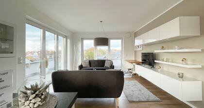 Modernes Apartment über den Dächern von Osnabrück