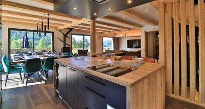 Chalet Haut de Gamme 4* for 12pers with Jaccuzzi, Sauna+Gym