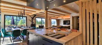 Chalet Haut de Gamme 4* for 12pers with Jaccuzzi, Sauna+Gym