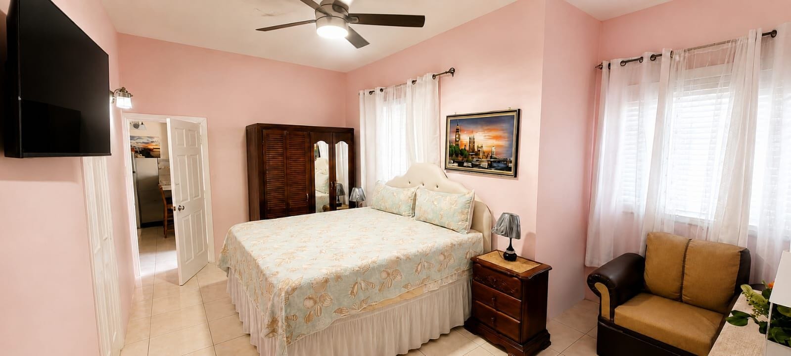 Chambre Double Familiale | Literie de qualité supérieure, couette en duvet d'oie