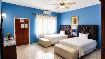 Premium bedding, down comforters, in-room safe, individually decorated