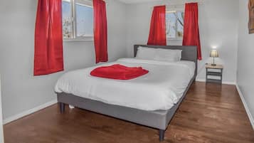 5 bedrooms, iron/ironing board, travel crib, WiFi