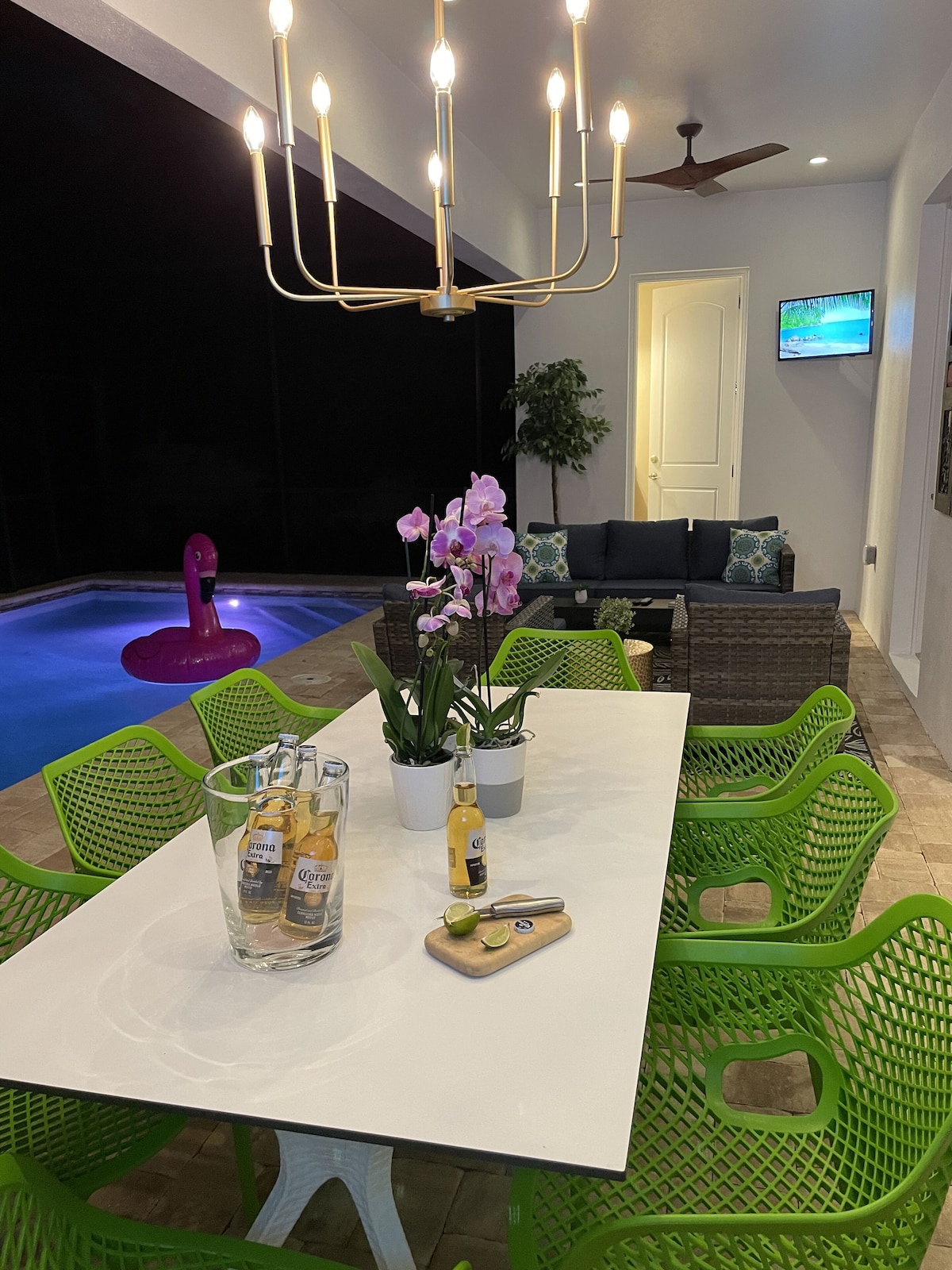 Photo 24 of Beach! 2 Masters w Kings, Pets, Queen ensuite, hot tub, private heated Pool