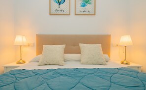2 habitaciones, tabla de planchar con plancha y wifi gratis 