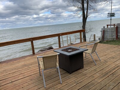 Check out the incredible view of Lake Huron!