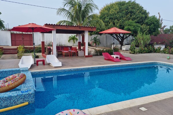 Majoituspaikan julkisivu