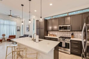 Coffee/tea maker, fridge, microwave, oven - Roaring Hills Modern Contemporary (Jonestown)