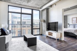 1 bedroom, iron/ironing board, WiFi, bed sheets - Upscale H Street 1BR w/ Gym, W/D & Pool, across from WF, by Blueground (Washington, D.C.)