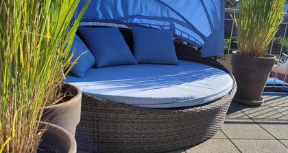 Ferienwohnung "Allgäu" in Seenähe mit Dachterrasse & WLAN