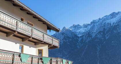 Ferienwohnung Amethyst in der Nähe des Skilifts mit Bergblick, WLAN und Balkon