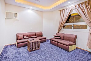 Deluxe-Apartment, 1 Schlafzimmer | Kostenloses WLAN, Bettwäsche