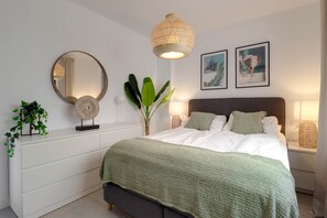 1 غرفة نوم وواي فاي مجانًا وملاءات أسرّة