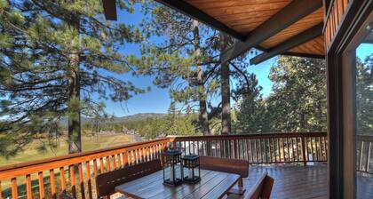 Sheephorn Lodge by Destination Big Bear : Amazing Views from the Wrap Around Deck! Central Heating and Air Conditioning! Hot Tub! Walk to Bear Mountain!