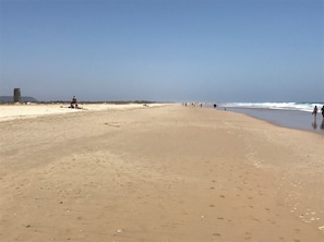 Aan het strand