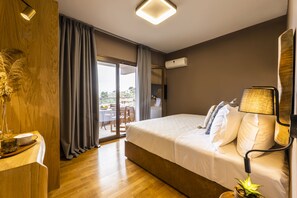 Villa, 3 Bedrooms, Private Pool, Sea View | Premium bedding, pillowtop beds, in-room safe, blackout drapes - Avaton Suites & Villa Philian Collection (Skiathos)
