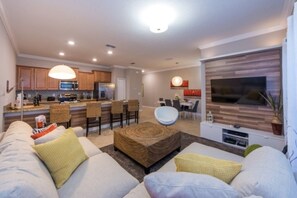 Townhome, 4 Bedrooms | Living area | TV