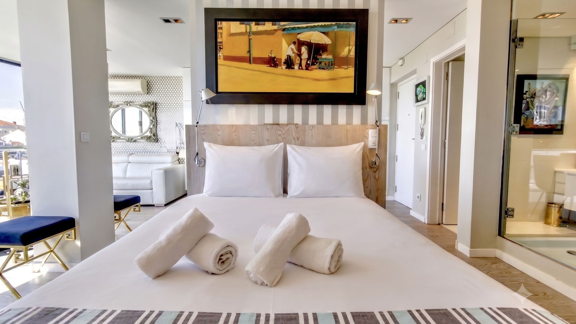 1 Schlafzimmer, Bügeleisen/Bügelbrett, kostenloses WLAN, Bettwäsche