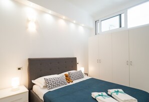 Exclusive-Apartment, 1 Queen-Bett, Nichtraucher | 1 Schlafzimmer, Reisekinderbett