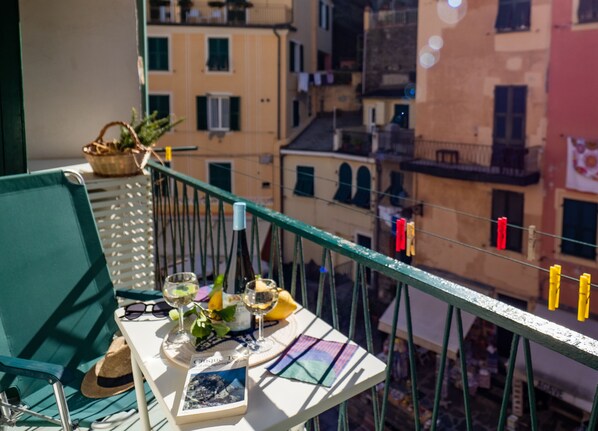 Exclusive-Apartment, 1 Queen-Bett, Nichtraucher | Terrasse/Patio