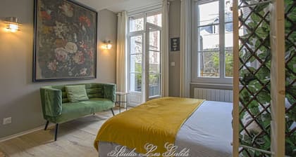 Cute studio on GF w/ bed & private terrace hyper quiet & central - Studio Les Galets ★★★★