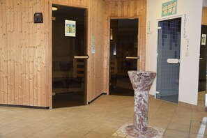 Un sauna, baño turco