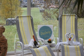 Un sauna, baño turco