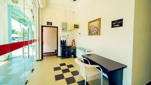 Sala de estar en el lobby