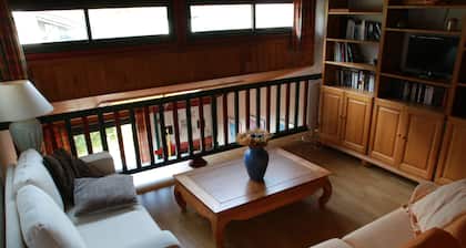 Charming rustic house with small garden near the Gave d'Ossau. Ideal for families.