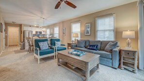 Condo, 2 Bedrooms | Living room - Pawleys Plantation by Peace Vacations (Pawleys Island)