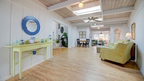 House, 4 Bedrooms | Living room | Fireplace - Par Fore the Course by Peace Vacations (Georgetown)