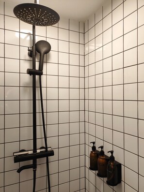 Shower, hair dryer, towels, soap - Unique room in former Bathhouse. Free parking (Amsterdam)