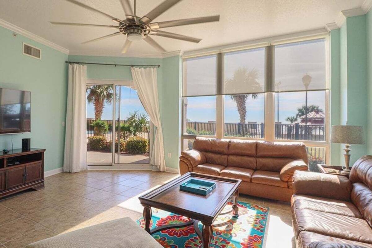 Condo, Multiple Beds, Patio, Garden View (Sienna Unit 0107) | Living area | 42-inch flat-screen TV with digital channels