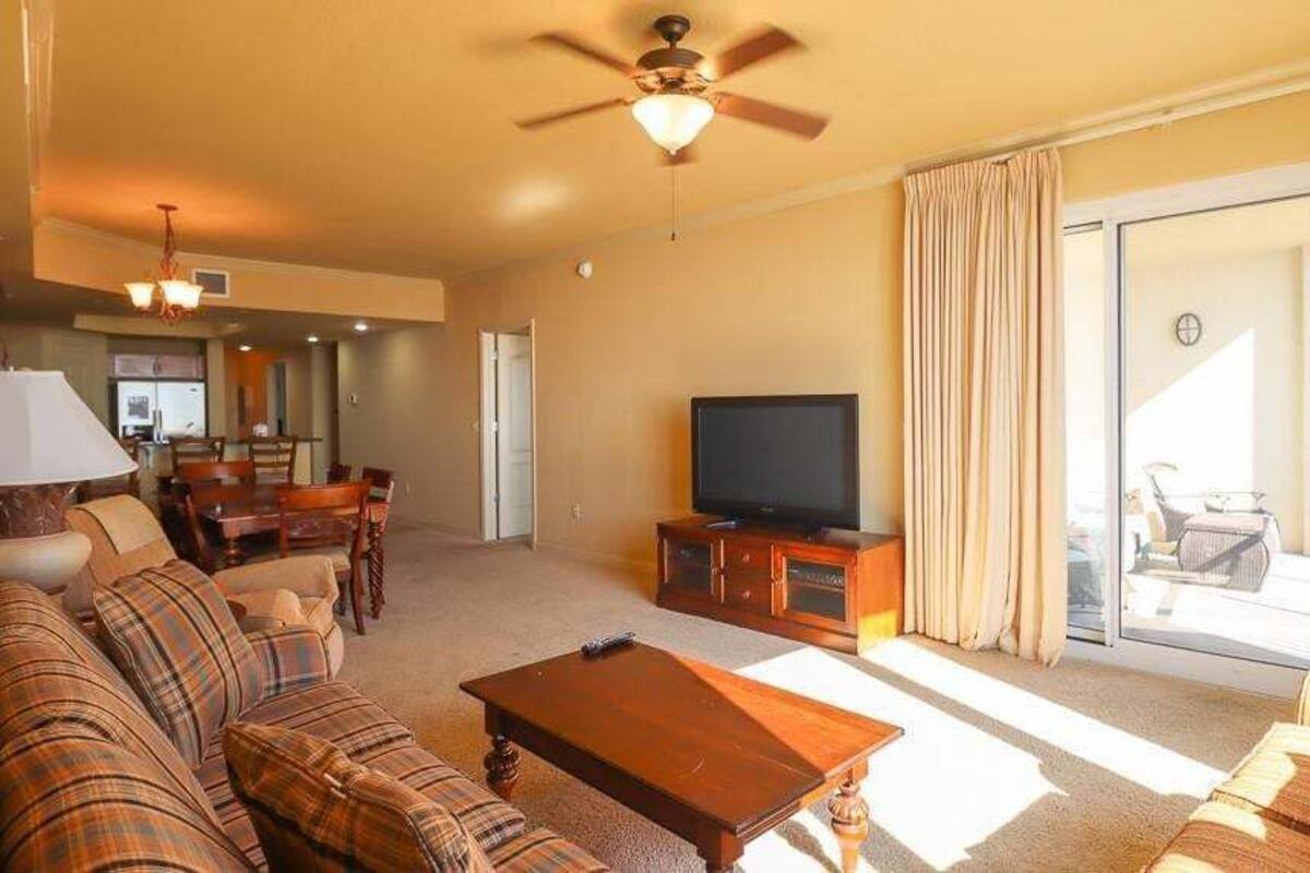 Condo, Multiple Beds, Balcony, Ocean View (Sienna Unit 0702) | Living area | 42-inch flat-screen TV with digital channels
