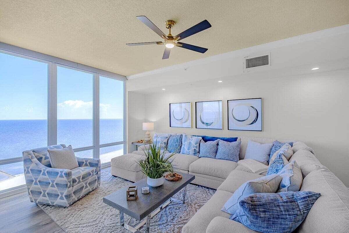 Condo, Multiple Beds, Balcony, Ocean View (Sienna Unit 0906 - No Pets Allowed) | Living area | 42-inch flat-screen TV with digital channels