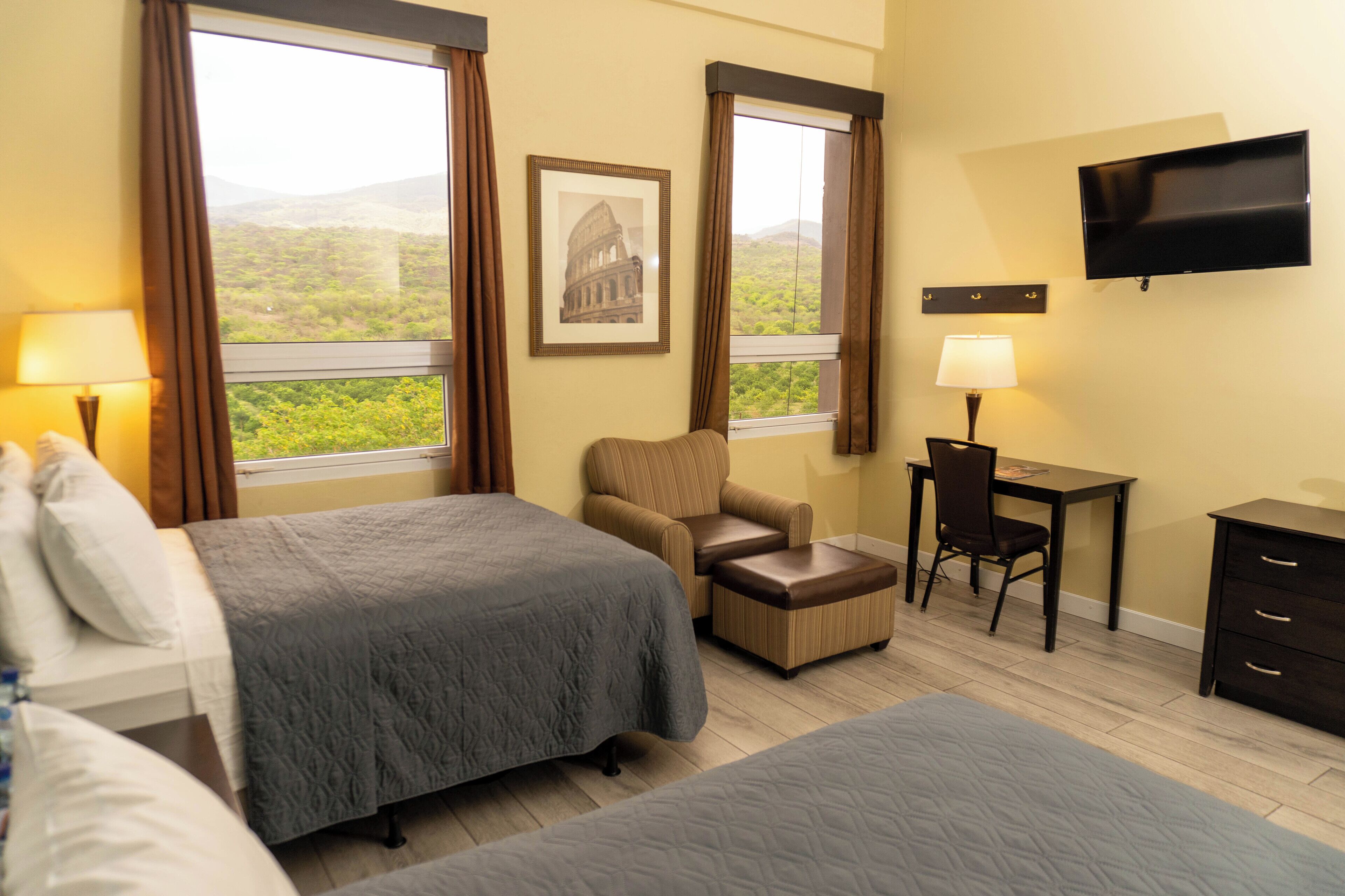 Habitación básica doble | Wifi gratis y ropa de cama 